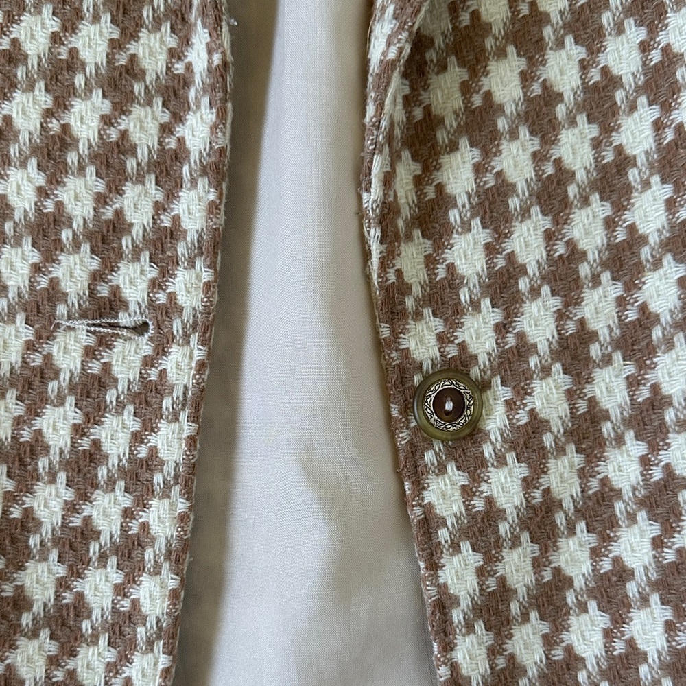 TanJay Tan and Cream Blazer Jacket - Picture 4 of 9